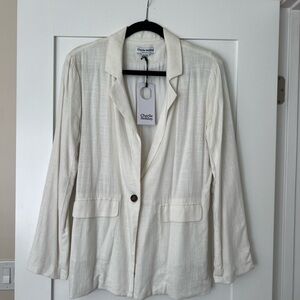 Charlie Holiday Women's Cream Blazer